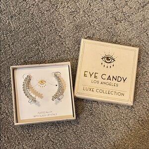 Silver Crystal Earrings